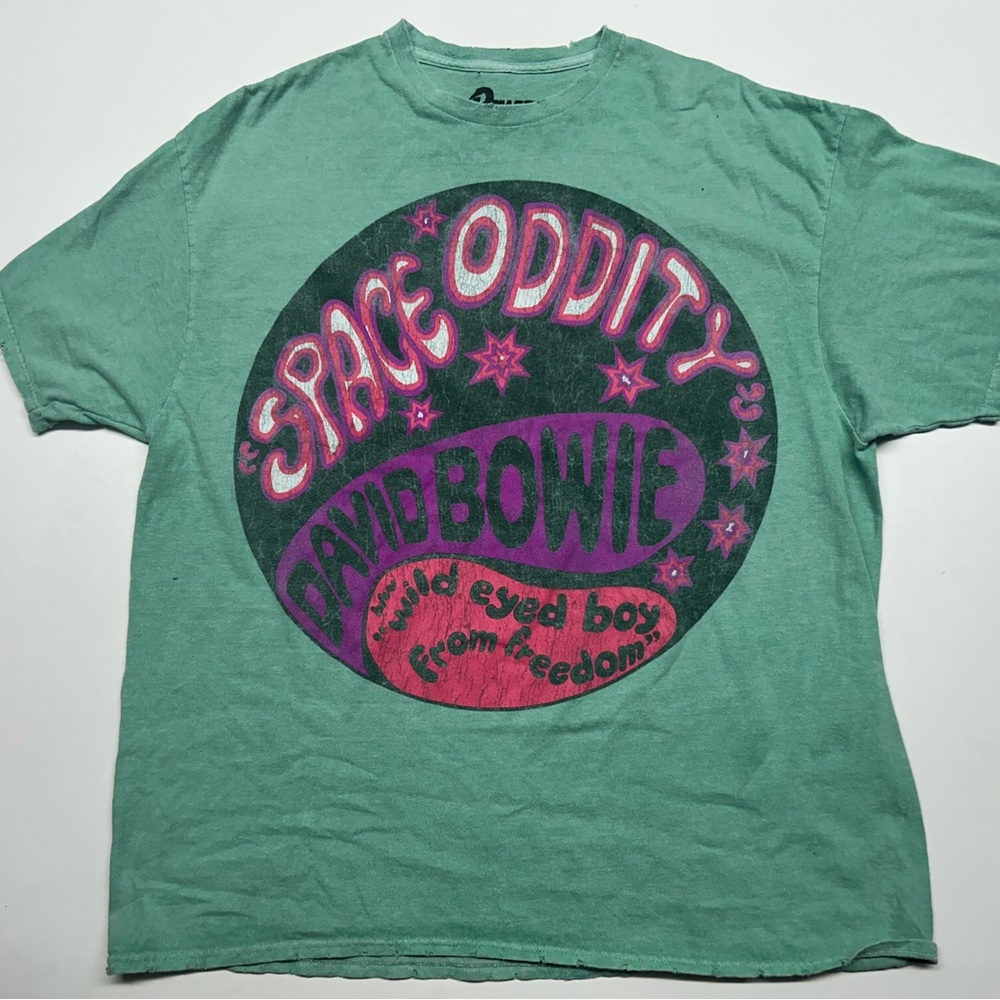 David Bowie Distressed Shirt